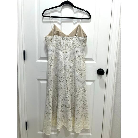Lover the Label | Rapture White Lace Midi Dress Sz 8 Bridal LWD Occasion Floral - Picture 3 of 16